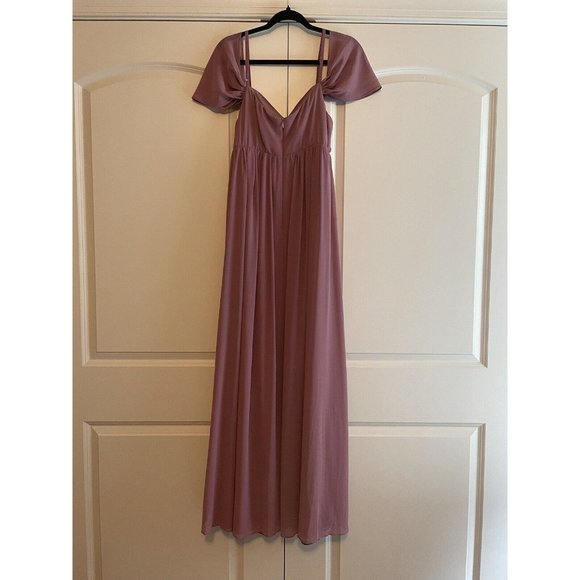 Ever-Pretty V Neck Short Sleeve Spaghetti Straps Maternity Formal Dress Size M - Picture 2 of 14
